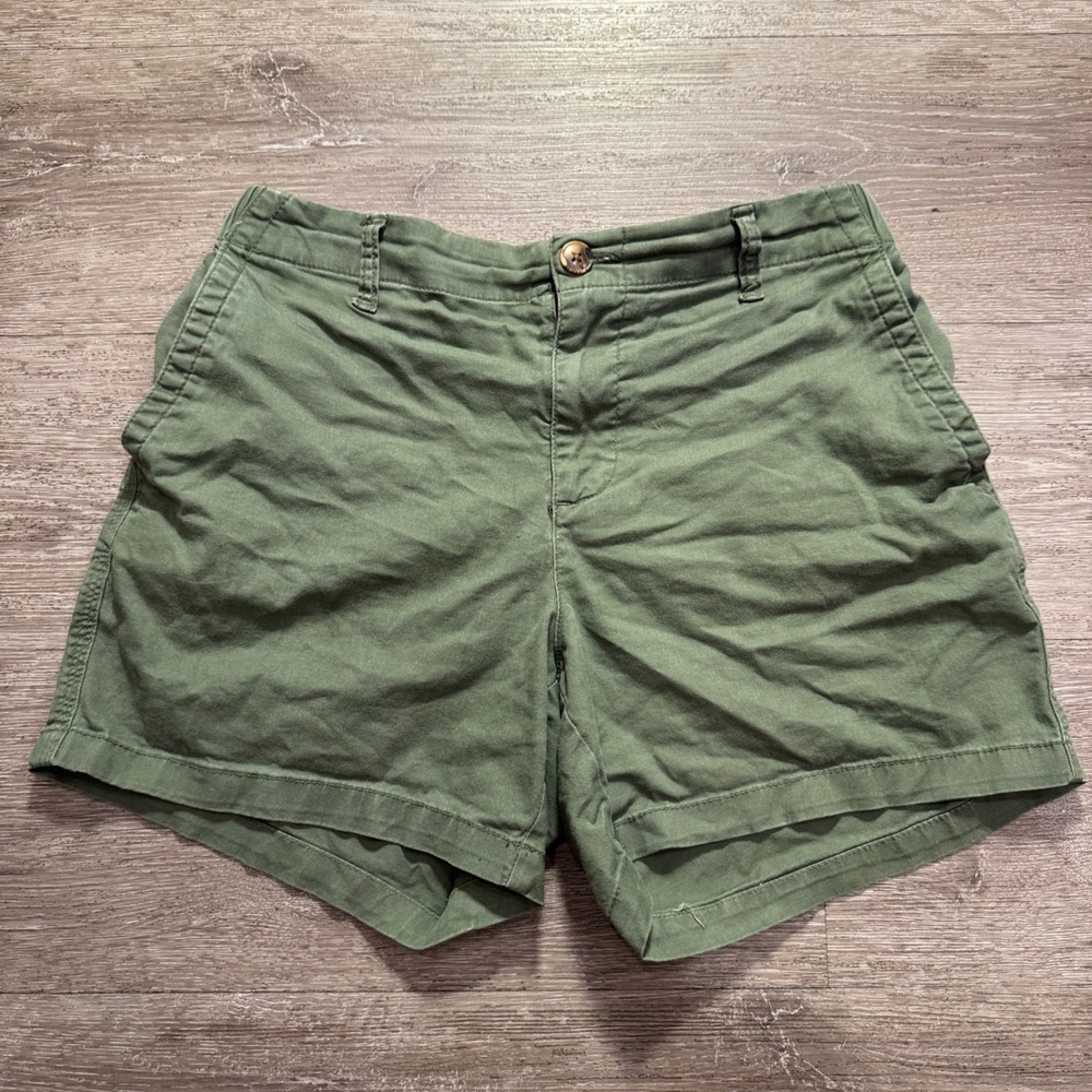 Old Navy Shorts Mens S Green OG Chino Cotton Stretch Summer Gorpcore Preppy